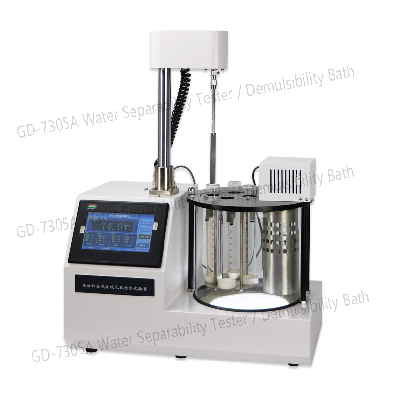 GD-7305A Tester Pemisahan Air Otomatis untuk Demulsibilitas Minyak Pelumas